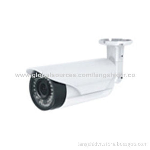 Wireless IR Waterproof Bullet IP Camera, 42 Pieces LEDs, 30m IR Distance, Cloud Access, PoE/3G/Wi-Fi